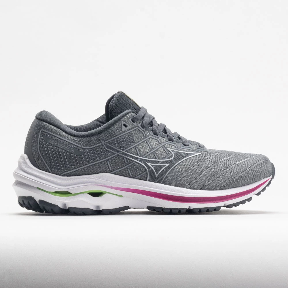 Mizuno Wave Inspire 18 Women's Ultimate Grey/Silver 3 Mizuno Wave Inspire 18 Women's Ultimate Grey/Silver