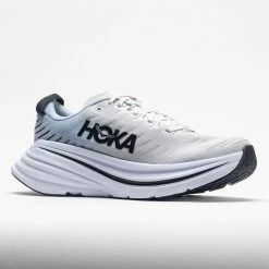 HOKA Bondi X Men's Blanc De Blanc/Blue Fog -Optimal Shoe Store 047660 5