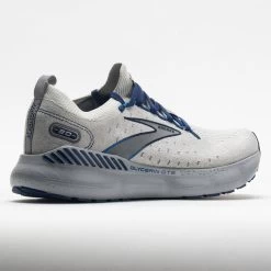 Brooks Glycerin StealthFit GTS 20 Men's Oyster/Alloy/Blue Depths -Optimal Shoe Store 048205 6