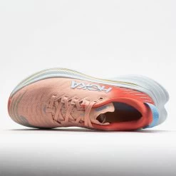 HOKA Bondi X Women's Camellia/Peach Parfait -Optimal Shoe Store 048537 2