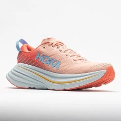 HOKA Bondi X Women's Camellia/Peach Parfait -Optimal Shoe Store 048537 5