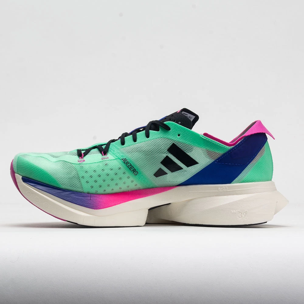 Adidas Adizero Adios Pro 3 Men's Pulse Mint/Core Black/Lucid Blue 4 Adidas Adizero Adios Pro 3 Men's Pulse Mint/Core Black/Lucid Blue - Image 2