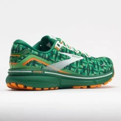Brooks Ghost 15 Women's Run Lucky Green/White/Orange -Optimal Shoe Store 049534 6