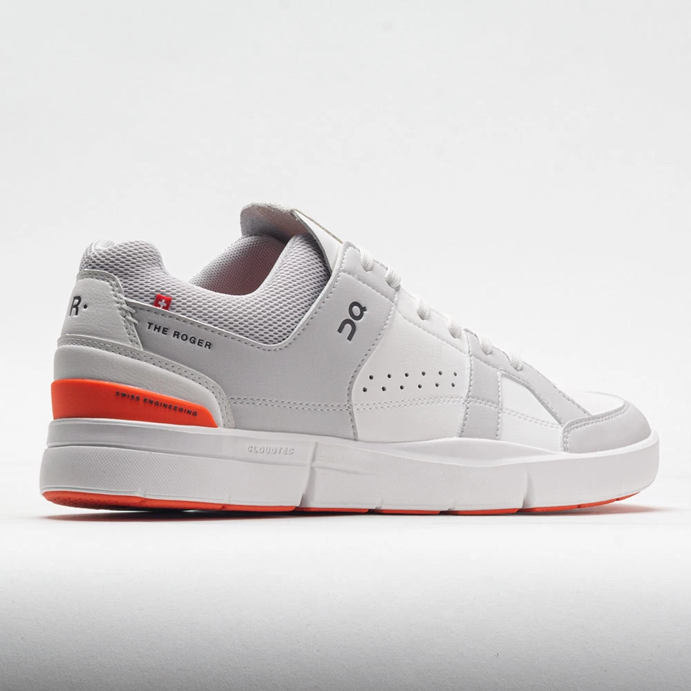 On Running On The Roger Clubhouse Men's Frost/Flame 8 On Running On The Roger Clubhouse Men's Frost/Flame - Image 6