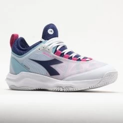 Diadora Speed Blushield Fly 4+ Clay Women's White/Blueprint/Pink 12 Diadora Speed Blushield Fly 4+ Clay Women's White/Blueprint/Pink -Optimal Shoe Store 117030 5