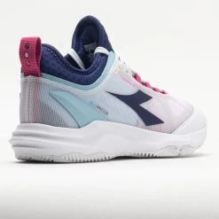 Diadora Speed Blushield Fly 4+ Clay Women's White/Blueprint/Pink 13 Diadora Speed Blushield Fly 4+ Clay Women's White/Blueprint/Pink -Optimal Shoe Store 117030 6