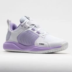 K-Swiss Ultrashot Team Women's White/Purple Rose/Moonless Night -Optimal Shoe Store 117137 5
