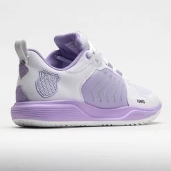 K-Swiss Ultrashot Team Women's White/Purple Rose/Moonless Night -Optimal Shoe Store 117137 6
