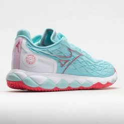 Mizuno Wave Enforce Tour AC Women's TanagerTurquoise/Paradise Pink -Optimal Shoe Store 117144 6