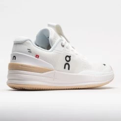 On Running On The Roger Pro Clay Women's White/Savannah -Optimal Shoe Store 117243 6