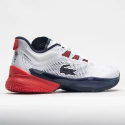 Lacoste AG-LT 23 Ultra Men's White/Red/Navy -Optimal Shoe Store 117601 6