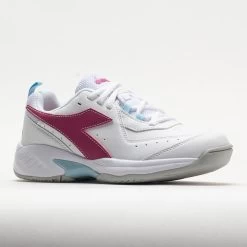 Diadora Challenge 5 SL Junior White/Pinklady -Optimal Shoe Store 121358 5