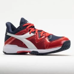 Diadora B.Icon 2 Junior Blue Corsair/White/Fiery Red -Optimal Shoe Store 121360 5