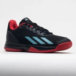 Adidas CourtFlash Junior Black/Preloved Blue/Better Scarlet -Optimal Shoe Store 121368 5