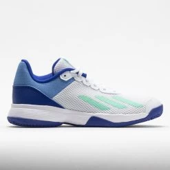 Adidas CourtFlash Junior White/Pulse Mint/Lucid Blue