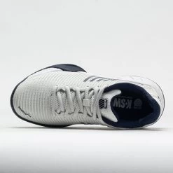 K-Swiss Hypercourt Express 2 Junior Vaporous Gray/White/Peacoat 10 K-Swiss Hypercourt Express 2 Junior Vaporous Gray/White/Peacoat -Optimal Shoe Store 121384 2