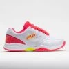 Fila Axilus Energized 2 Junior White/Diva Pink/Safety Yellow -Optimal Shoe Store 121422 3