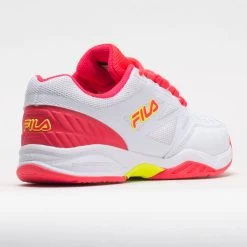 Fila Axilus Energized 2 Junior White/Diva Pink/Safety Yellow -Optimal Shoe Store 121422 6
