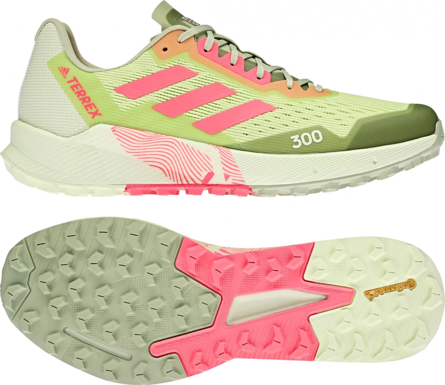 Adidas Terrex Agravic Flow 2 Trail Shoes Yellow Red 5 Adidas Terrex Agravic Flow 2 Trail Shoes Yellow Red - Image 3