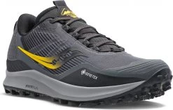 Saucony Peregrine 12 GTX Trail Running Shoes Gray Yellow For Men 11 Saucony Peregrine 12 GTX Trail Running Shoes Gray Yellow For Men -Optimal Shoe Store 220363361f29fad31d204.46032282