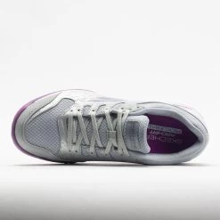 Skechers Viper Court Women's Grey/Purple -Optimal Shoe Store 370030 2