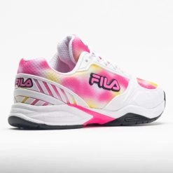 Fila Volley Zone Women's Tie-Dye Print White/Pink/Black -Optimal Shoe Store 370038 6