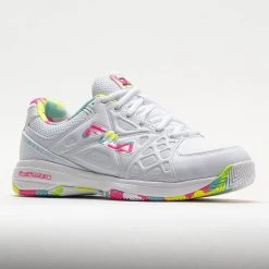 Fila Double Bounce 3 Women's White/White/Multicolor -Optimal Shoe Store 370043 5