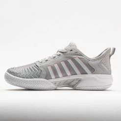 K-Swiss Pickleball Supreme Women's Vapor Blue/White/Coral Blush -Optimal Shoe Store 370050 1