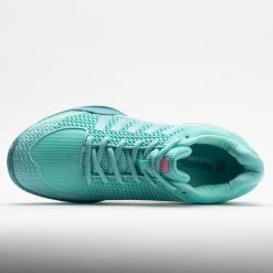 K-Swiss Express Light Pickleball Women's Aruba Blue/Maui Blue/Soft Neo -Optimal Shoe Store 370053 2