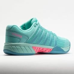 K-Swiss Express Light Pickleball Women's Aruba Blue/Maui Blue/Soft Neo -Optimal Shoe Store 370053 6