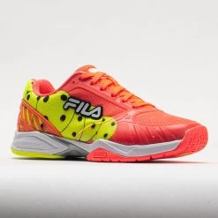 Fila Volley Zone Women's /Fiery Coral/Yellow/Black -Optimal Shoe Store 370059 5