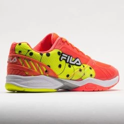 Fila Volley Zone Women's /Fiery Coral/Yellow/Black -Optimal Shoe Store 370059 6