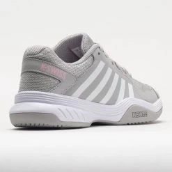 K-Swiss Court Express Pickleball Women's Vapor Blue/White/Coral Blush -Optimal Shoe Store 370088 6