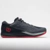 Wilson Rush Pro Ace Pickler Men's Ebony/Black/Wilson Red -Optimal Shoe Store 370130 3