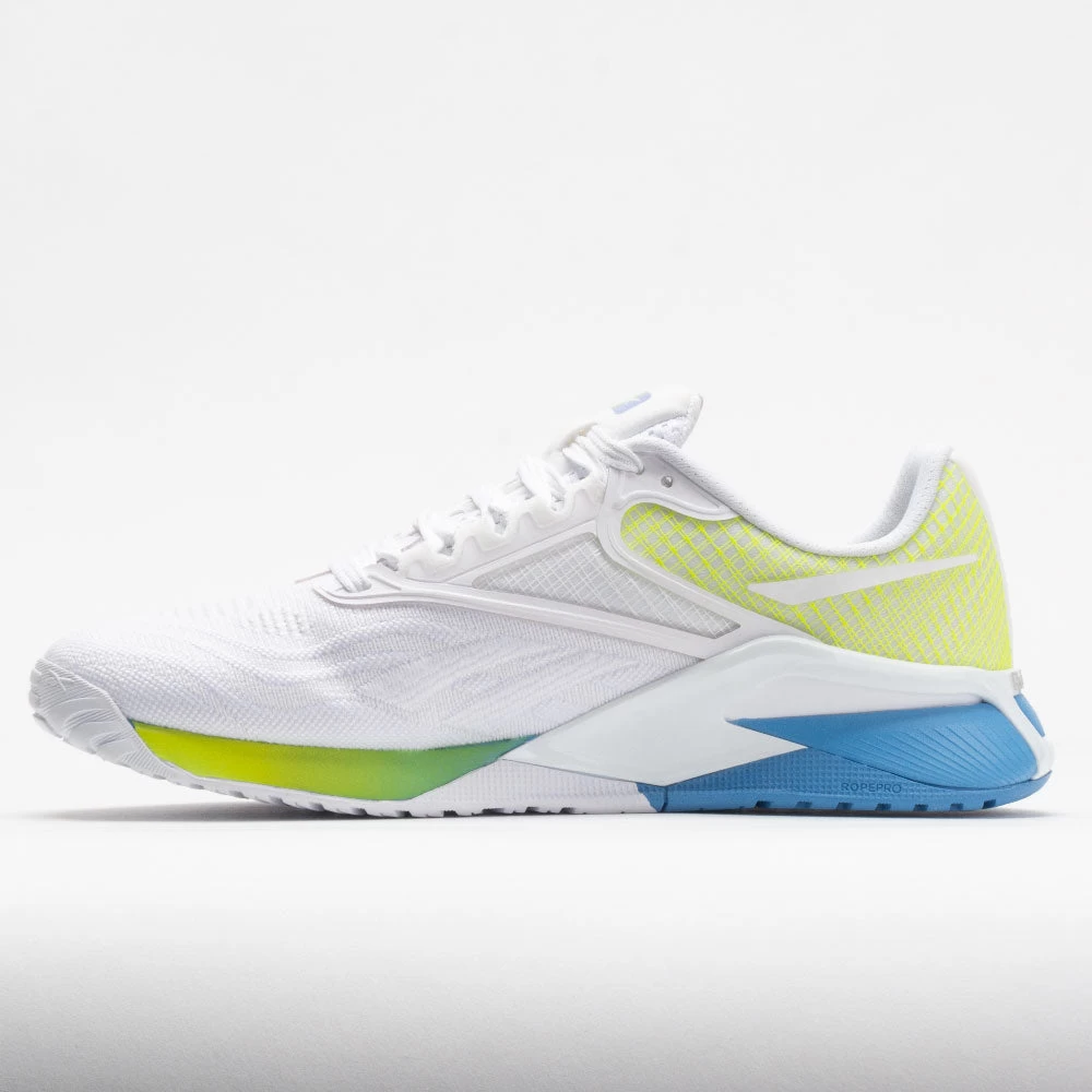 Reebok Nano X2 Women's White/Essential Blue/Acid Yellow 4 Reebok Nano X2 Women's White/Essential Blue/Acid Yellow - Image 2
