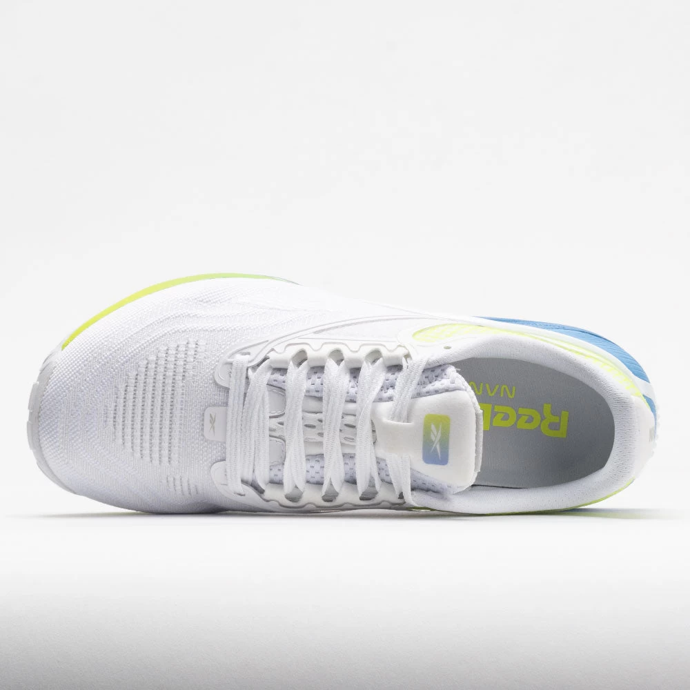 Reebok Nano X2 Women's White/Essential Blue/Acid Yellow 5 Reebok Nano X2 Women's White/Essential Blue/Acid Yellow - Image 3