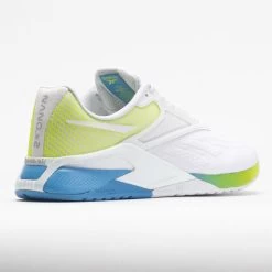 Reebok Nano X2 Women's White/Essential Blue/Acid Yellow 13 Reebok Nano X2 Women's White/Essential Blue/Acid Yellow -Optimal Shoe Store 561835 6