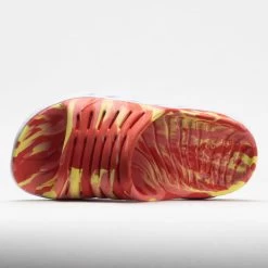 HOKA Ora Recovery Slide Swirl Unisex Yellow Pear/Fiesta -Optimal Shoe Store 570558 2