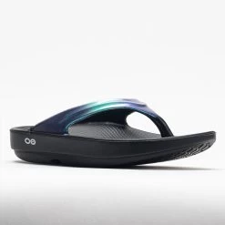 OOFOS OOlala Luxe Women's Black/Atlantis -Optimal Shoe Store 570569 5