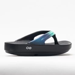 OOFOS OOlala Luxe Women's Black/Atlantis -Optimal Shoe Store 570569 6