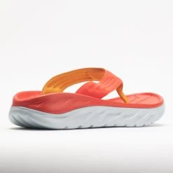 Hoka One One Ora Recovery Flip Men's Fiesta/Amber Yellow -Optimal Shoe Store 570590 6