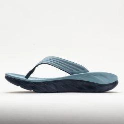 HOKA Ora Recovery Flip Men's Stone Blue/Outer Space -Optimal Shoe Store 570604 1