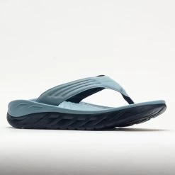 HOKA Ora Recovery Flip Men's Stone Blue/Outer Space -Optimal Shoe Store 570604 5