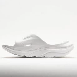 HOKA Ora Recovery Slide 3 Unisex White/White -Optimal Shoe Store 570607 1