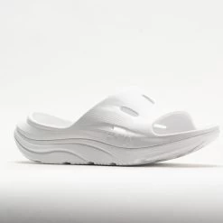HOKA Ora Recovery Slide 3 Unisex White/White -Optimal Shoe Store 570607 5