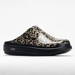 OOFOS OOcloog Limited Women's Black Leopard -Optimal Shoe Store 631219 5