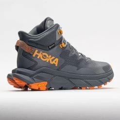 HOKA Trail Code GTX Men's Castlerock/Persimmon Orange -Optimal Shoe Store 631237 6