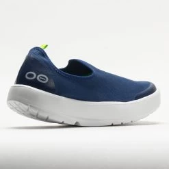 OOFOS OOmg EeZee Women's White/Navy -Optimal Shoe Store 631315 6