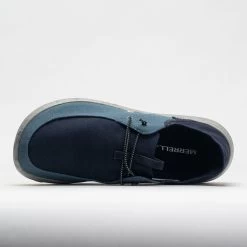 Merrell Hut Moc 2 Canvas Men's Navy -Optimal Shoe Store 631514 2