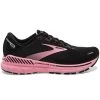 BROOKS Adrenaline GTS 22 Wide D Womens Running Shoes Black/Dianthus/Silver